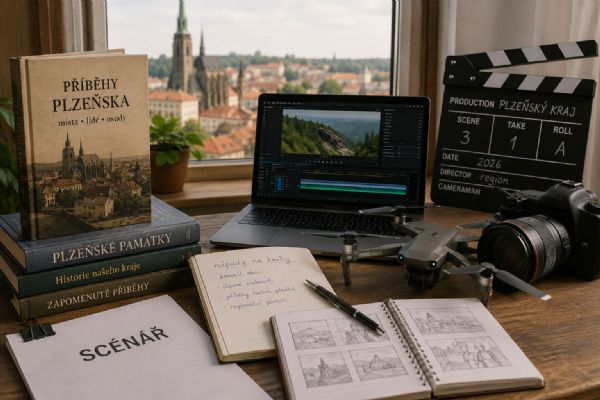 Plzeňský kraj pošle miliony na nové knihy a filmy. Podpoří regionální příběhy i natáčení