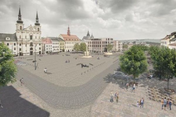 Revitalizace Masarykova náměstí v Jihlavě začne retenční nádrží. První etapa má odstartovat na jaře 2027