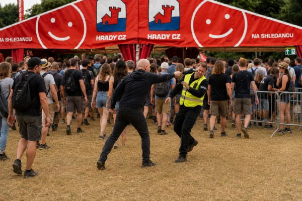 Soud řeší útok na ochranku festivalu Hrady CZ ve Švihově, člen ostrahy skončil se sešitou hlavou