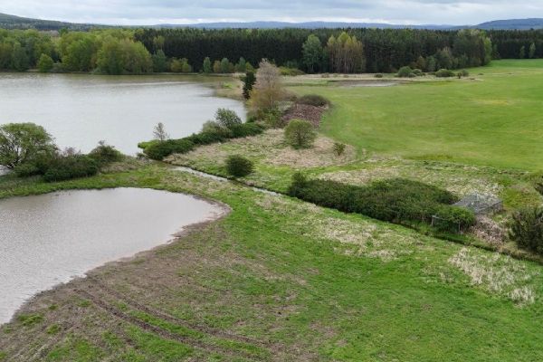 Kařezské rybníky mají tři nové tůně. Pomohou ptákům, žábám i zadržení vody v krajině