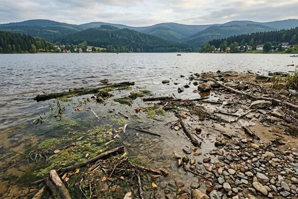 Lipenská přehrada řeší výskyt bentických sinic, vědci zatím hledají příčinu