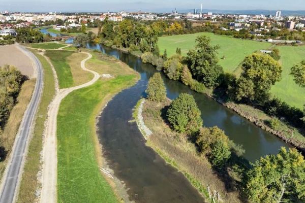 Nová hráz za 170 milionů chrání Olomouc před čtyřsetletou vodou