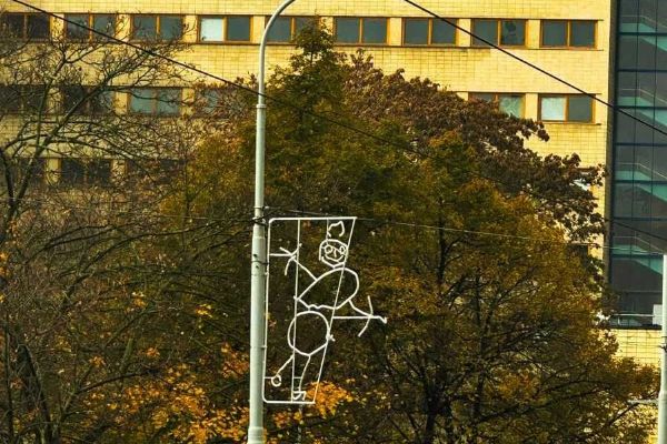 Pět dětských motivů rozzáří Žižkov vánočními světýlky