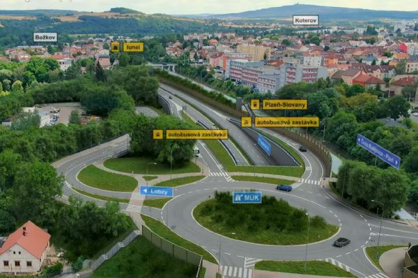 Plzeň chce nejdřív dokončit východní okruh ke Slovanům. Průtah městem se odsouvá