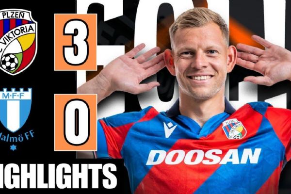 Plzeň po trenérské změně září - výhra 3:0 nad Malmö
