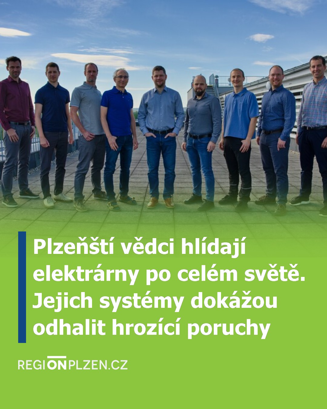 Plzeňští vědci hlídají elektrárny po celém světě. Jejich systémy dokážou odhalit hrozící poruchy