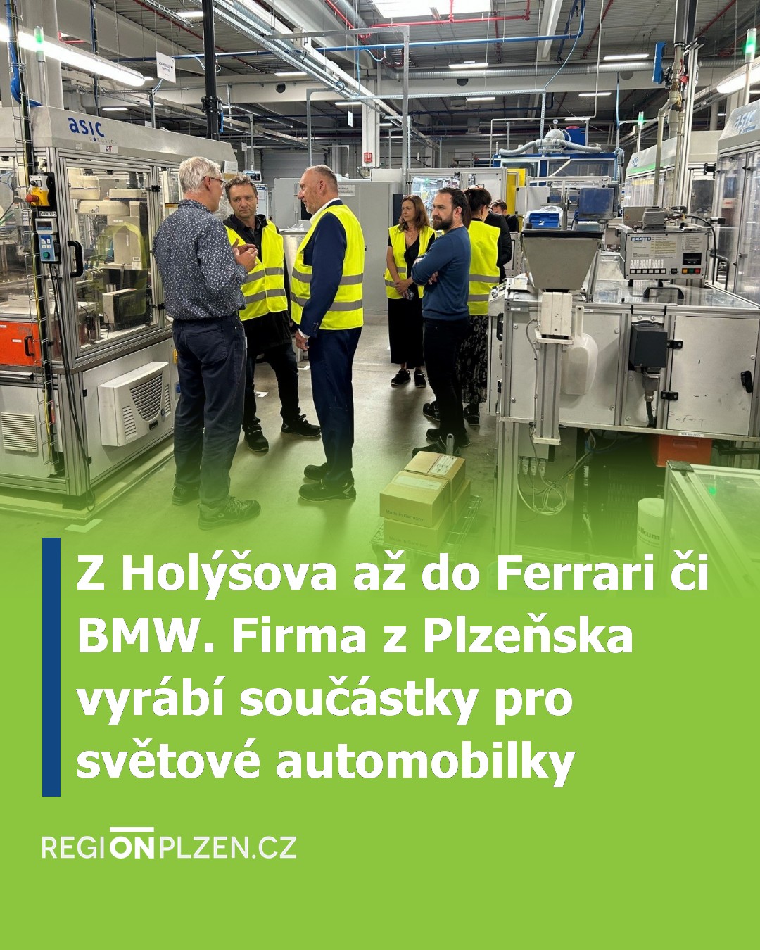 Z Holýšova až do Ferrari či BMW. Firma z Plzeňska vyrábí součástky pro světové automobilky