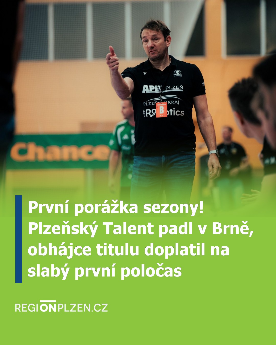 První porážka sezony! Plzeňský Talent padl v Brně, obhájce titulu doplatil na slabý první poločas