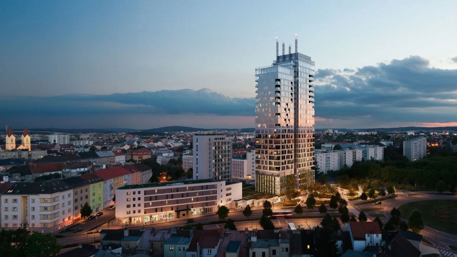 Plzeň může mít další mrakodrap. MIRAS chystá stovky bytů a investice za miliardy