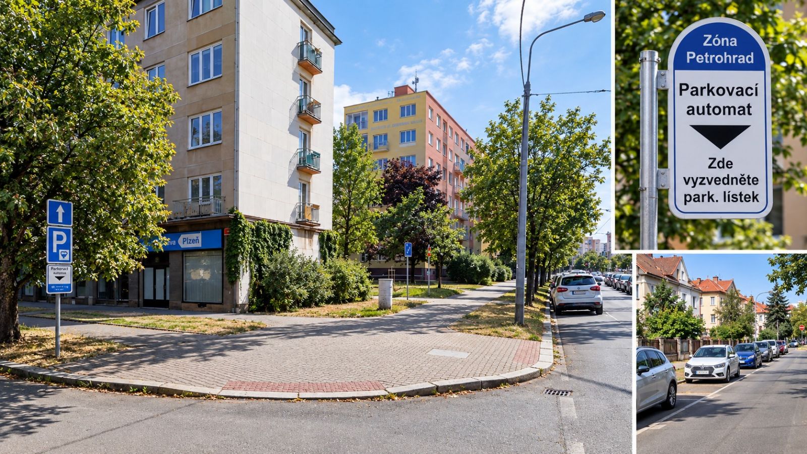 obrázek: Plzeň rozšiřuje placené parkování na Petrohradě. Od listopadu přibude dalších 75 míst