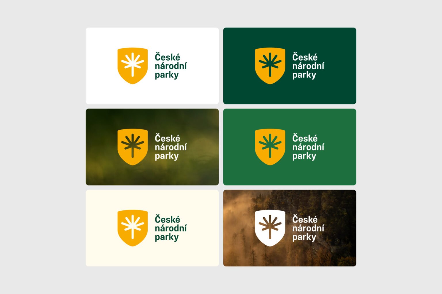 Nové společné logo českých národních parků včetně Národního parku Šumava