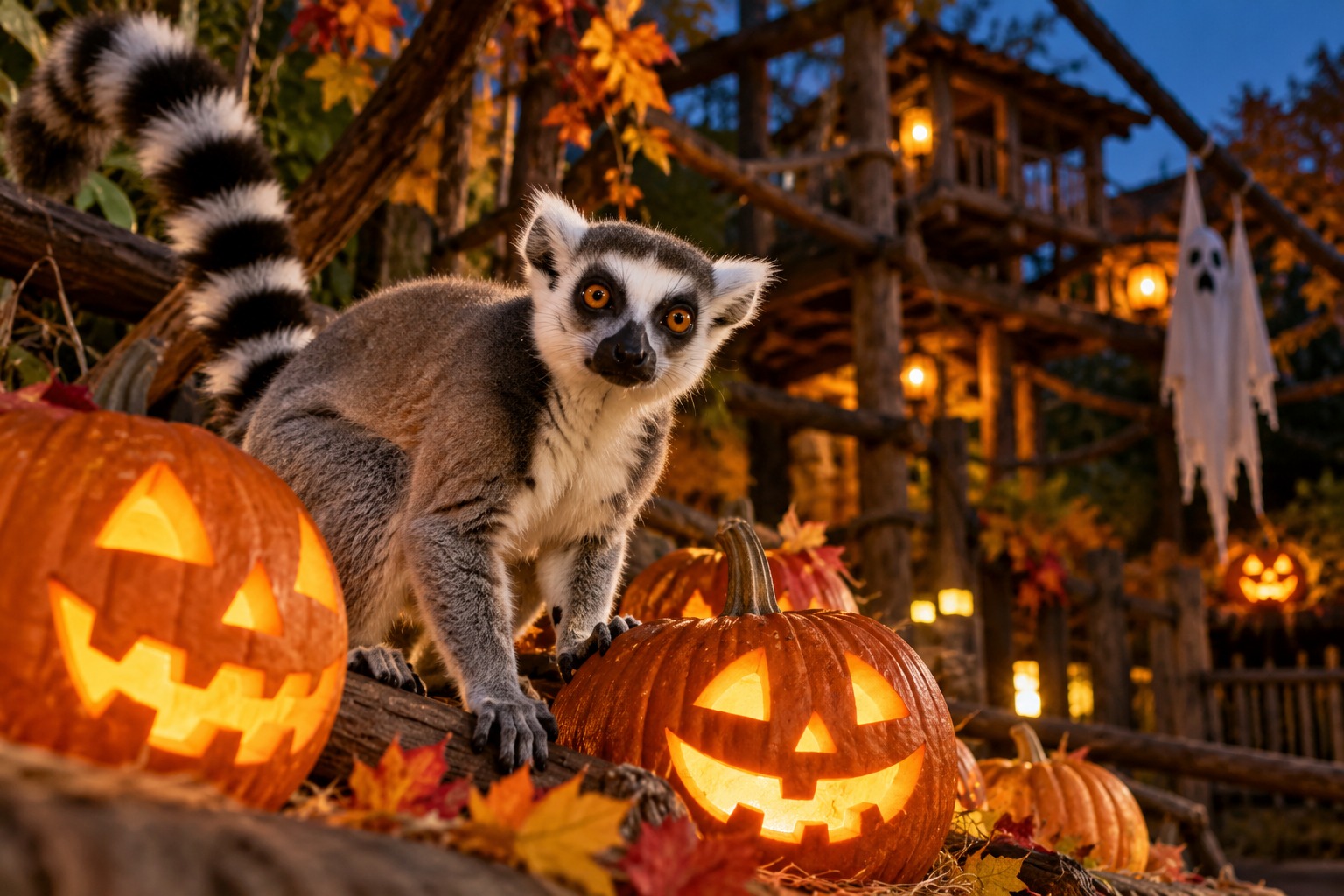 Plzeňskou zoo na tři dny ovládne Zoostrašení. Chystá strašidla, lemury i dýně