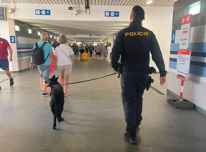 Plzeňské hlavní nádraží je pod větším dohledem. Policie tu letos zkontrolovala tisíce lidí