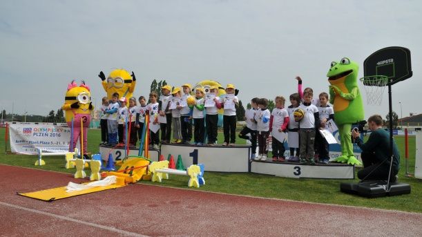 Děti z plzeňských školek si užily atmosféru významných sportovních závodů