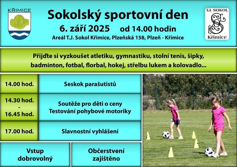 Sokolský sportovní den Křimice