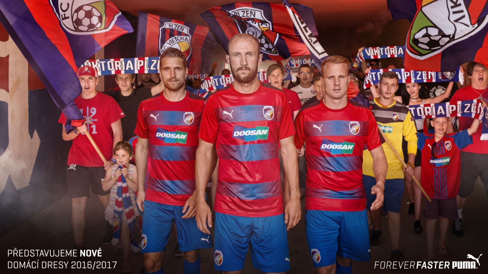 FC Viktoria Plzeň a PUMA představují nové dresy pro sezónu 2016/2017