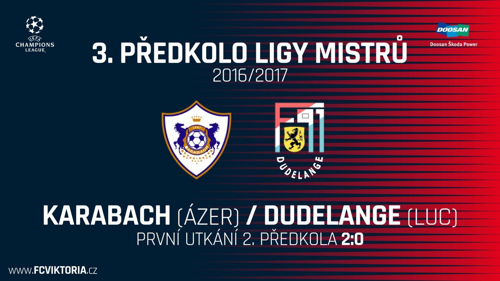 Los rozhodl: Viktoria poletí na třetí předkolo do Lucemburska nebo Ázerbajdžánu