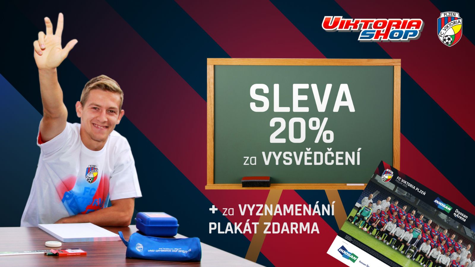 Speciální akce ve fanshopu pro školáky