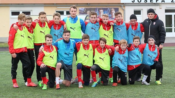 Viktoriáni trénovali s Regionální fotbalovou akademií