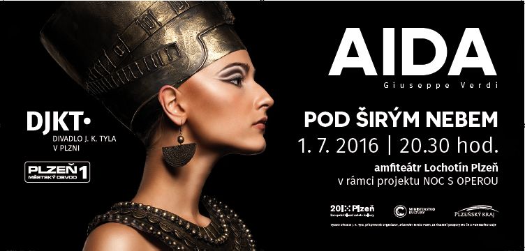 Aida pod širým nebem – velkolepá show v lochotínském amfiteátru