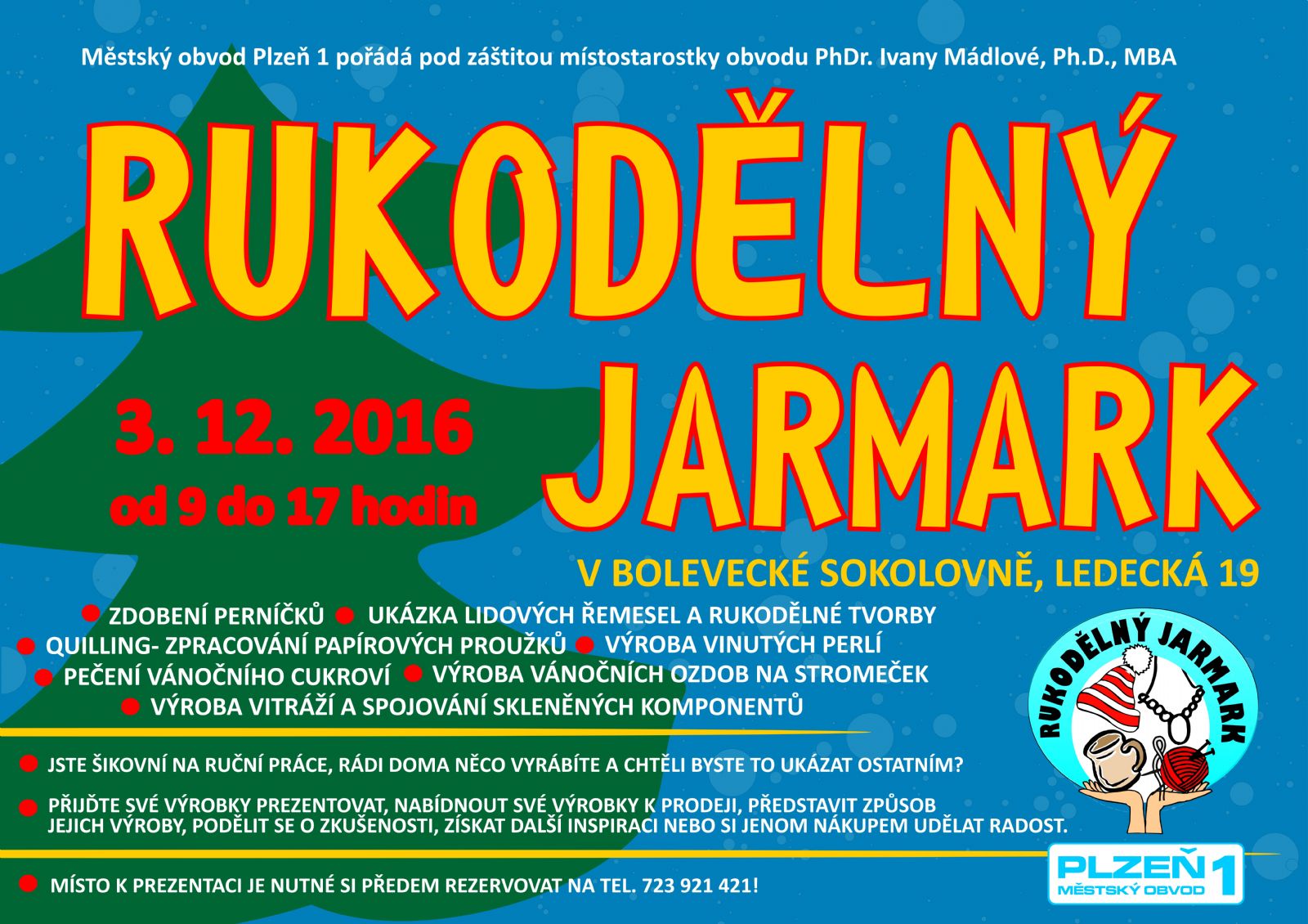 Mezi oblíbené obvodní akce patří Rukodělný jarmark