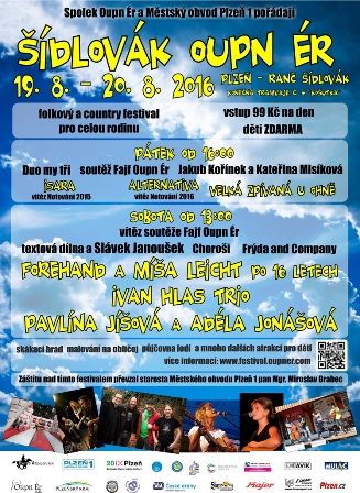 Záštitu nad festivalem Šídlovák OUPN ÉR převzal starosta Miroslav Brabec