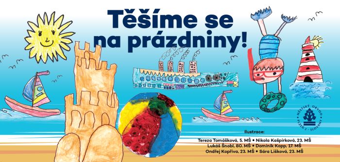 Děti malovaly léto, nejkrásnější obrázky nyní ozdobí obvod