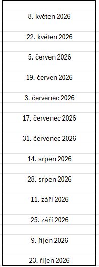 Informace o přistavování velkokapacitního kontejneru na biologicky rozložitelný odpad v Koterově, v ul. Pod Chalupami