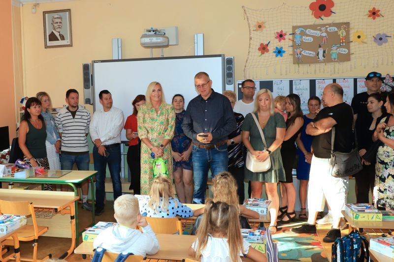 obrázek: Místostarostka přivítala prvňáčky na 20. ZŠ Plzeň