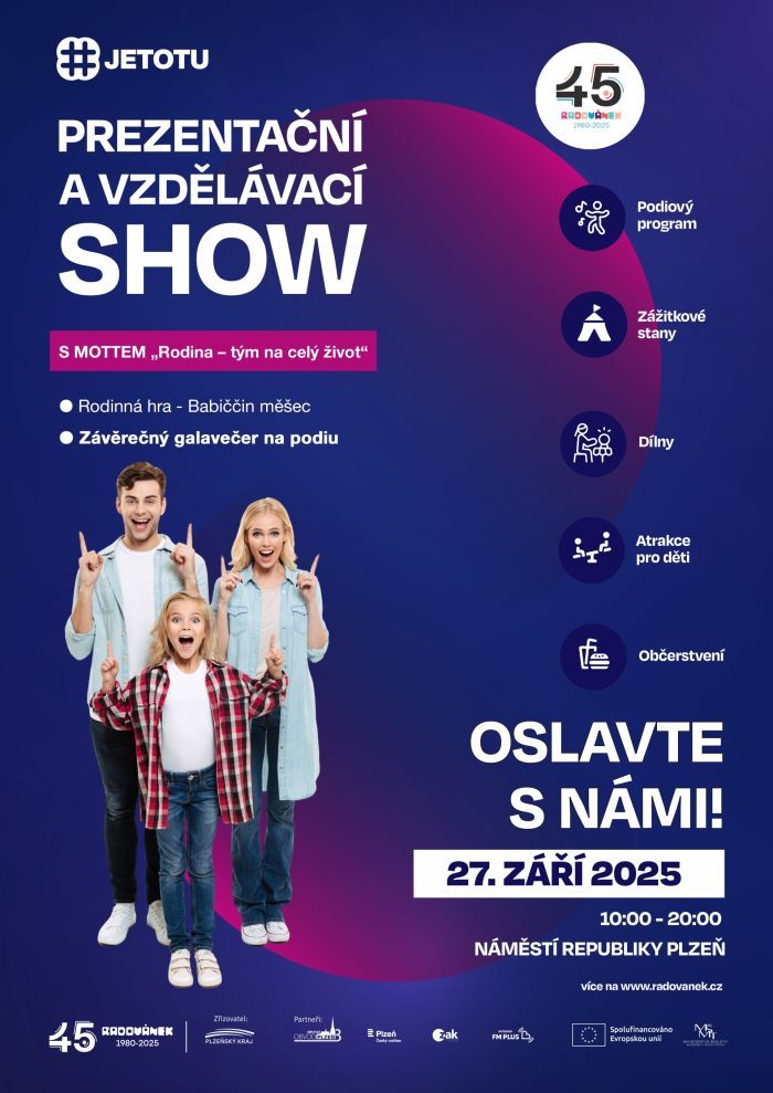 Radovánek pořádá velkou prezentační akci, zvána je široká veřejnost