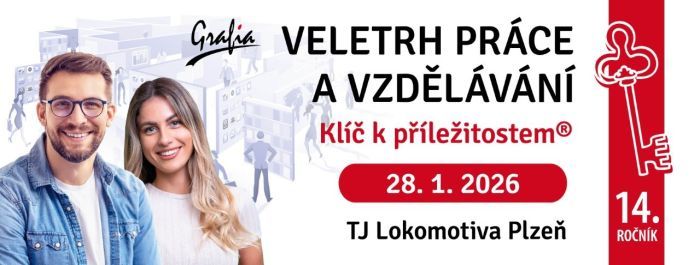 Veletrh práce a vzdělávání se uskuteční tradičně v TJ Lokomiva Plzeň