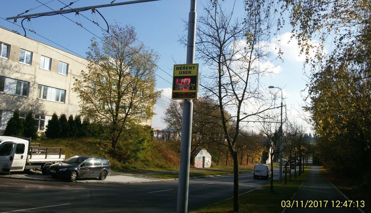 Na území plzeňského centrálního obvodu jsou umístěny nové měřiče rychlosti