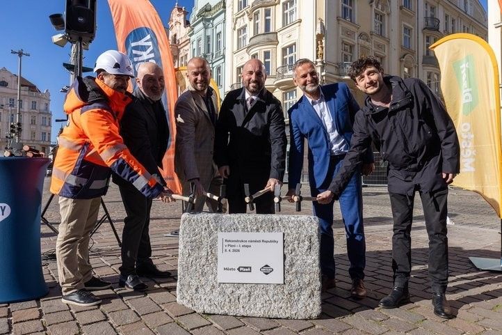 Plzeň zahájila revitalizaci západní části náměstí Republiky