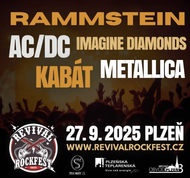 Rockový nářez v Plzni: Revival Rockfest přinese hity Rammsteinu i Metallicu