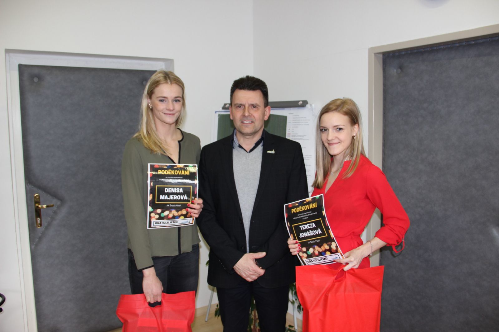 Starosta „Trojky“ se setkal s úspěšnými atletkami