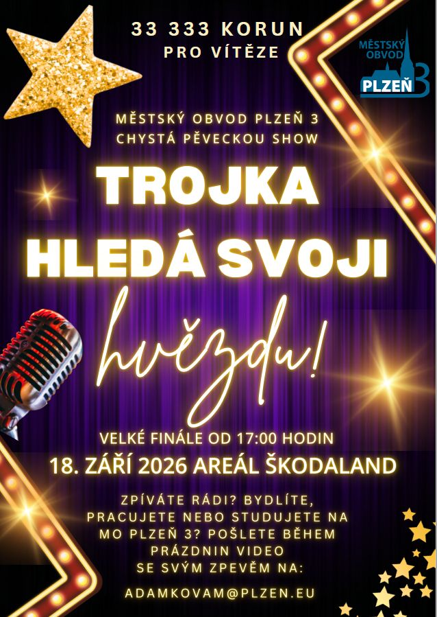 Trojka hledá svoji hvězdu. Nová pěvecká soutěž dává šanci místním talentům