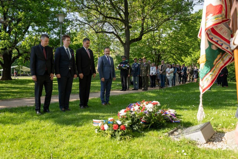 V sobotu pokračovaly v našem obvodu pietní akty v rámci Slavností svobody