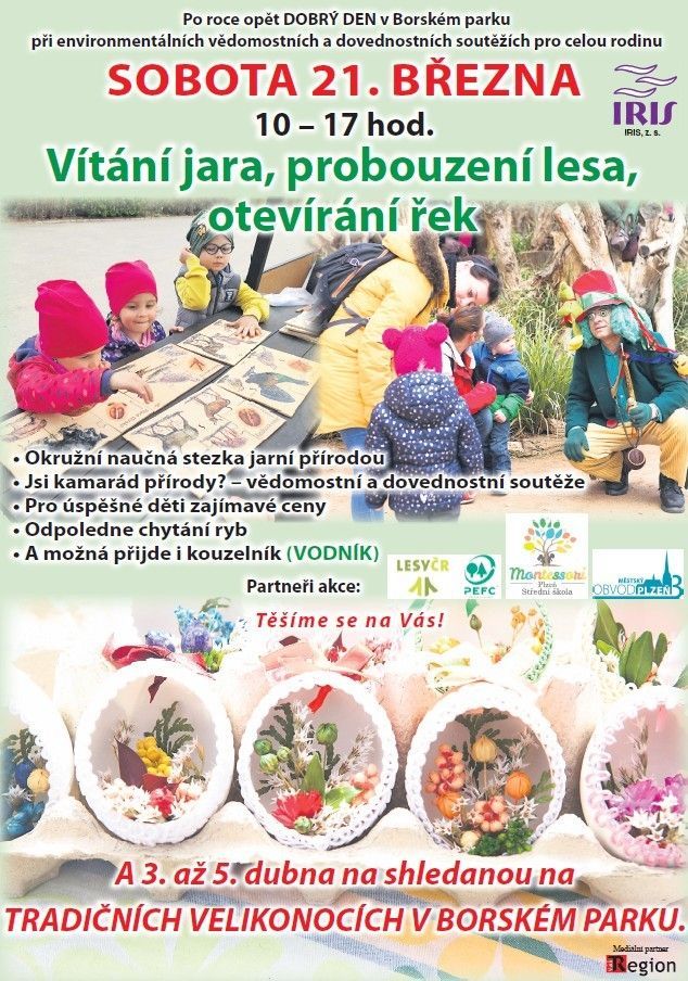 Vítání jara nabídne v Borském parku hry i ukázku sokolnictví