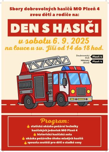 První zářijovou sobotu se děti mohou opět těšit na Den s hasiči