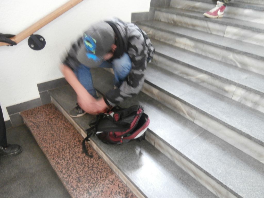 obrázek: Muž pod vlivem omamných látek