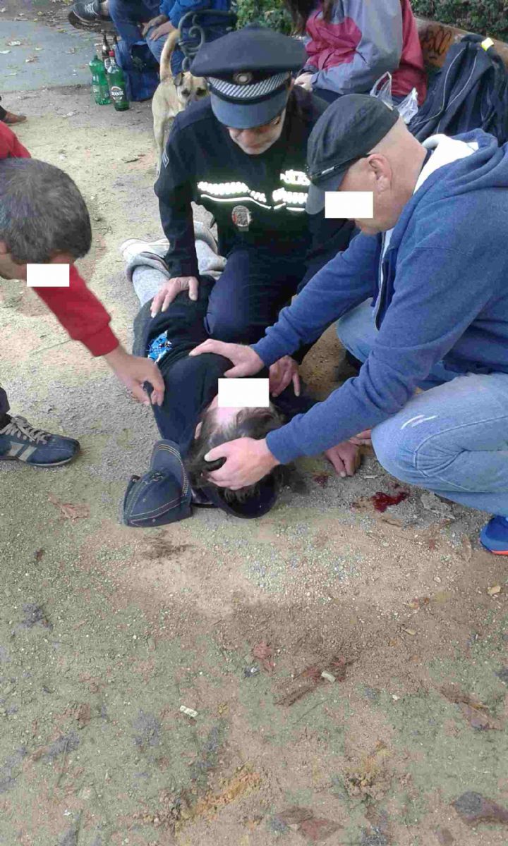 obrázek: Muže bez domova postihl epileptický záchvat