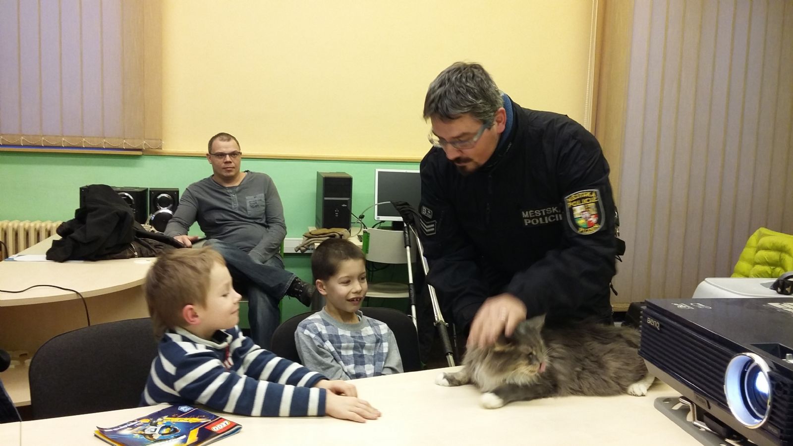 Strážníci z odchytové služby navštívili malé 