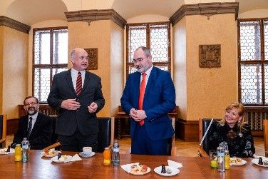 Děkany pedagogických fakult přijal primátor Martin Zrzavecký