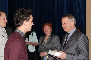 Na univerzitě se vyhlašovaly výsledky technické olympiády