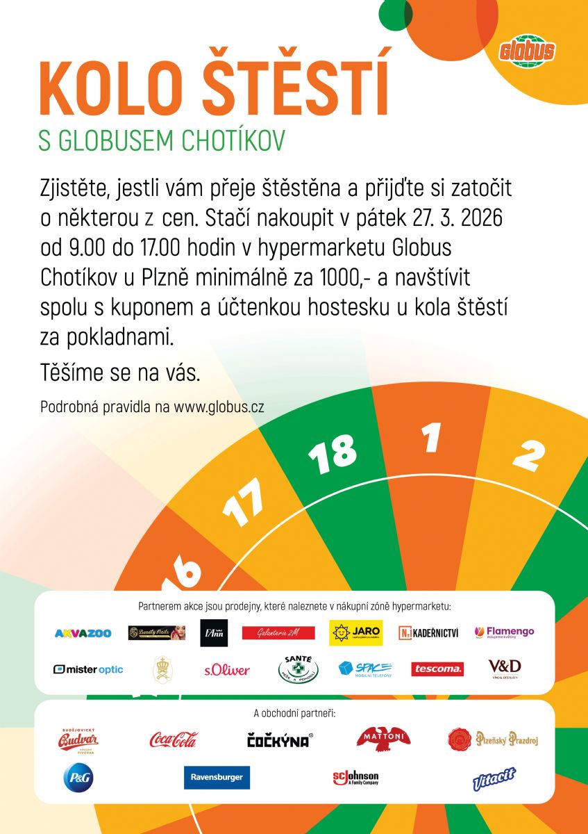 Kolo štěstí v Globusu Chotíkov
