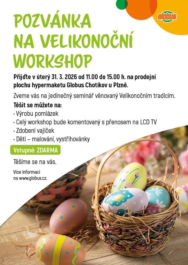 Velikonoční workshop v Globusu Chotíkov
