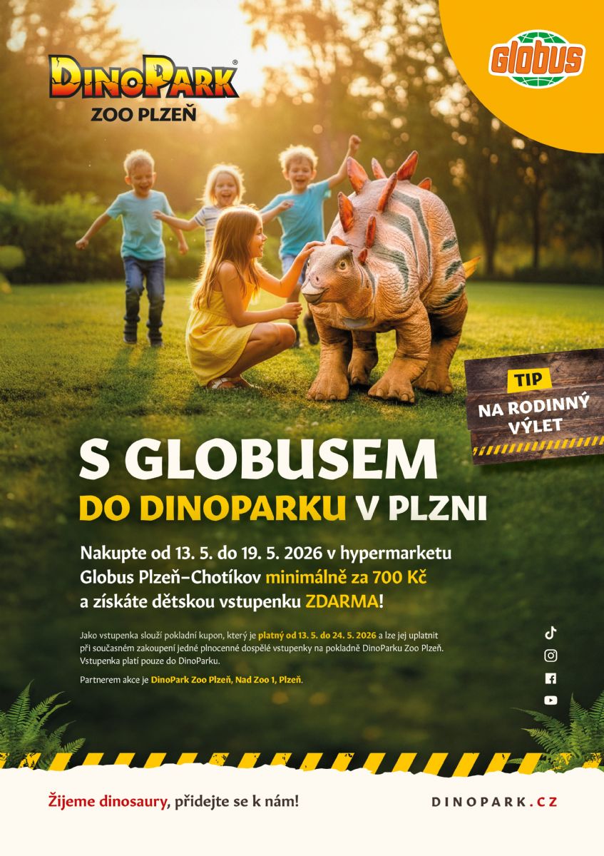 Do Dinoparku s Globusem Chotíkov