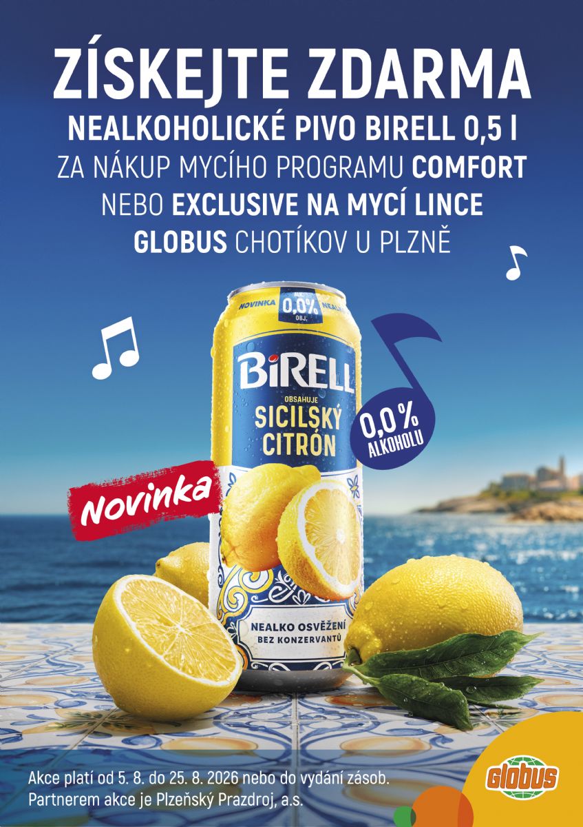 Birell zdarma s Globusem Chotíkov pokračuje…