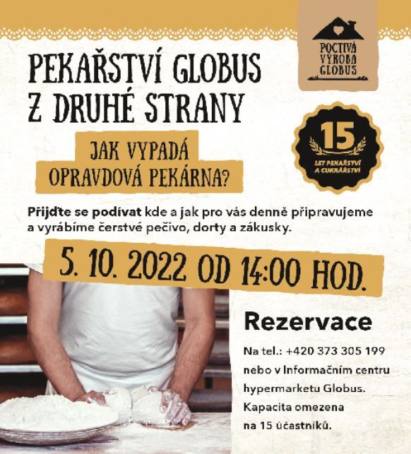 obrázek: Globus slaví 15 let pekárny - přijďte se podívat do zázemí 