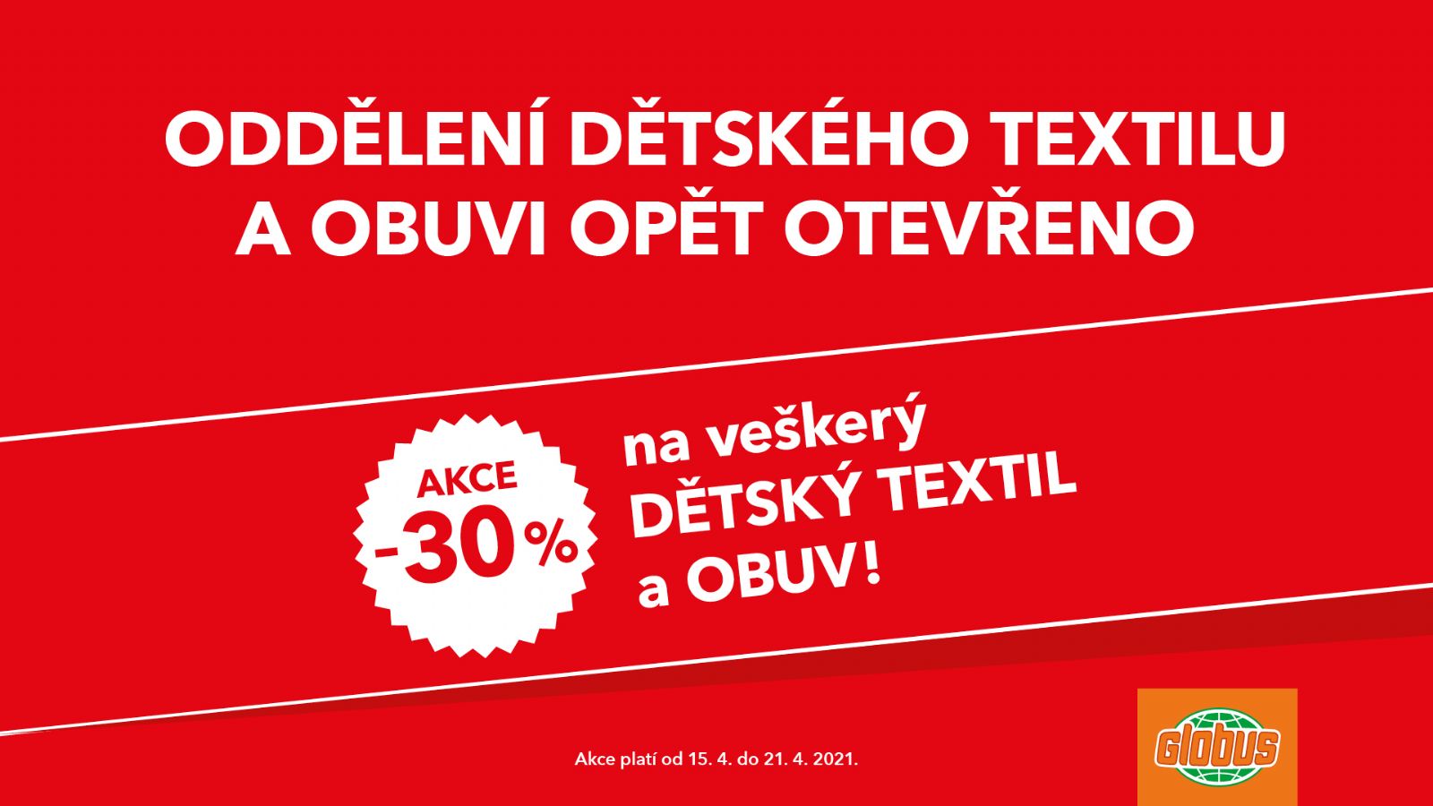 obrázek: Globus v Plzni - opět otevřená některá oddělení 